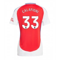 Arsenal Riccardo Calafiori #33 Kotipaita Naiset 2024-25 Lyhythihainen